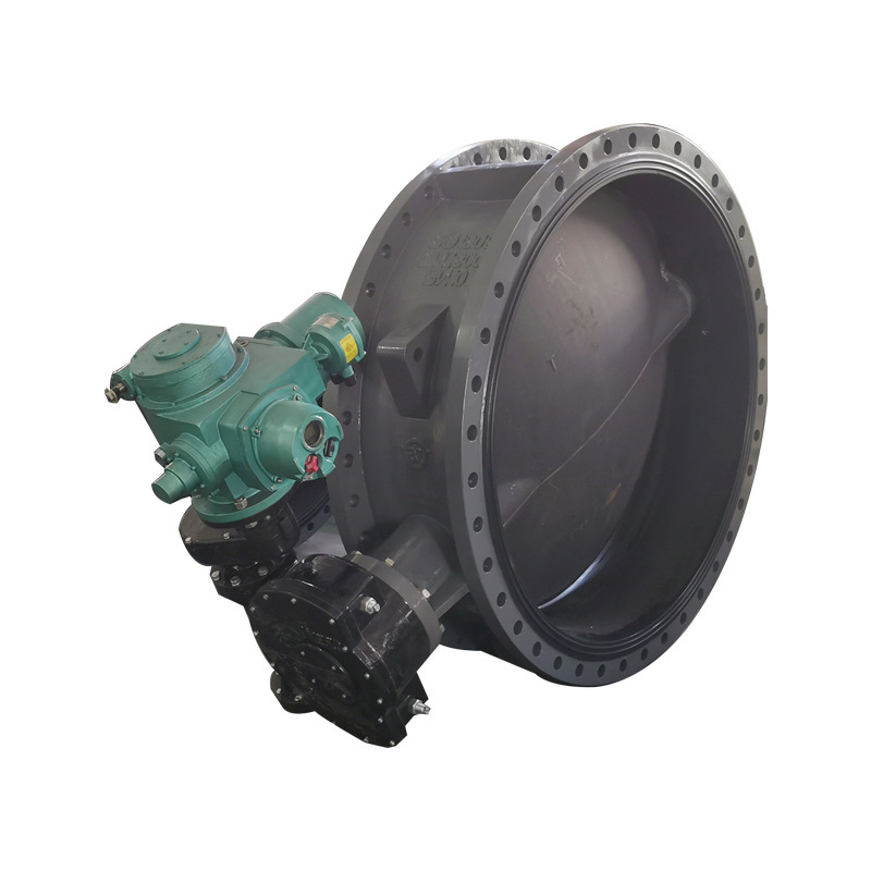 D341X-10Q涡轮法兰蝶阀手动软密封蝶阀 涡轮传动蝶阀浙江南高阀门