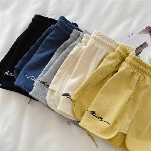 Women's Sports Shorts 2024 Summer New Loose Outerwear Home Pajama Pants High Waist Casual Wide Leg Yoga Hot Pants Trendy