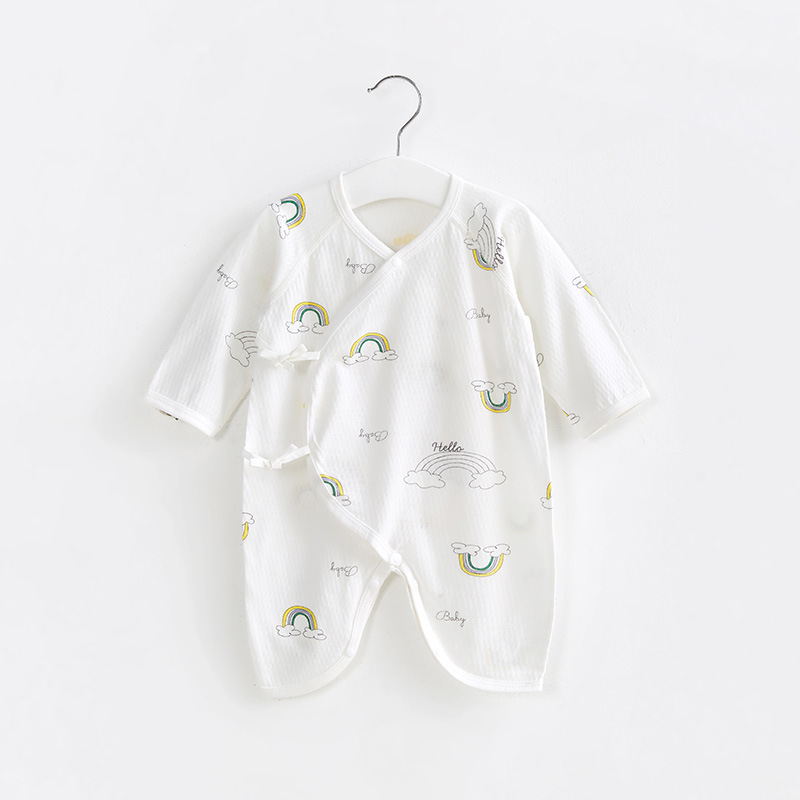 Ropa de bebé recién nacido primavera y otoño verano monje de manga larga verano Delgado aire acondicionado mameluco hombres y mujeres mono de bebé recién nacido