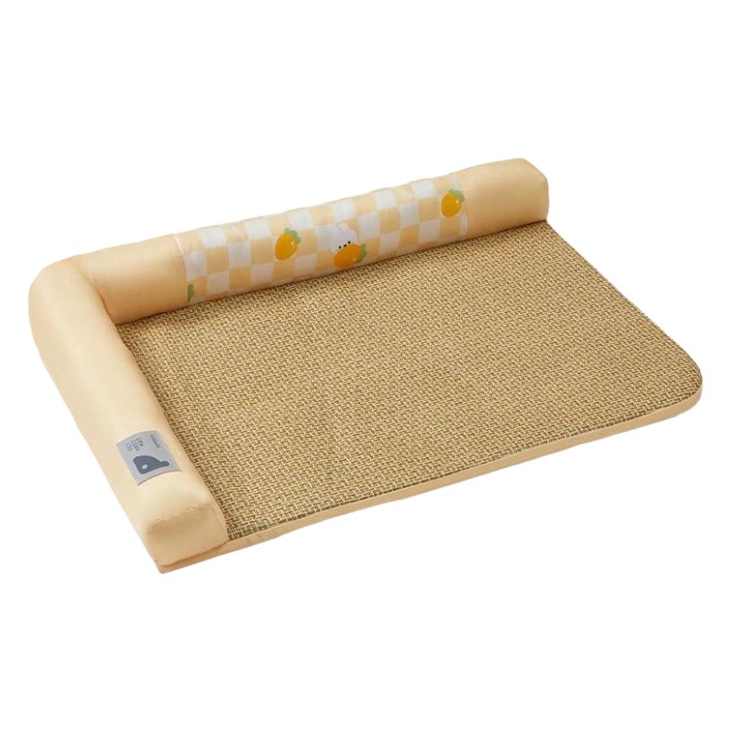 2024 nueva alfombra de nido de perro y gato de verano, almohada gruesa, color degradado, alfombra bilateral, suministros para mascotas al por mayor