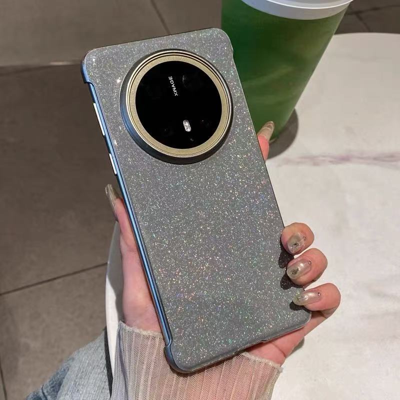 Brillo de color sólido simple sin bordes para Huawei Mate70Pro funda para teléfono móvil 60 nuevo P70Pro/70 hombres y mujeres