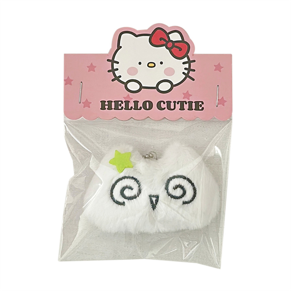 Nuevo lindo gatito de felpa muñeca colgante niña corazón mochila colgante super lindo llavero muñeca joyería al por mayor