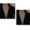 Brand necklace, universal small chain for key bag , does not fade, simple and elegant design, internet celebrity