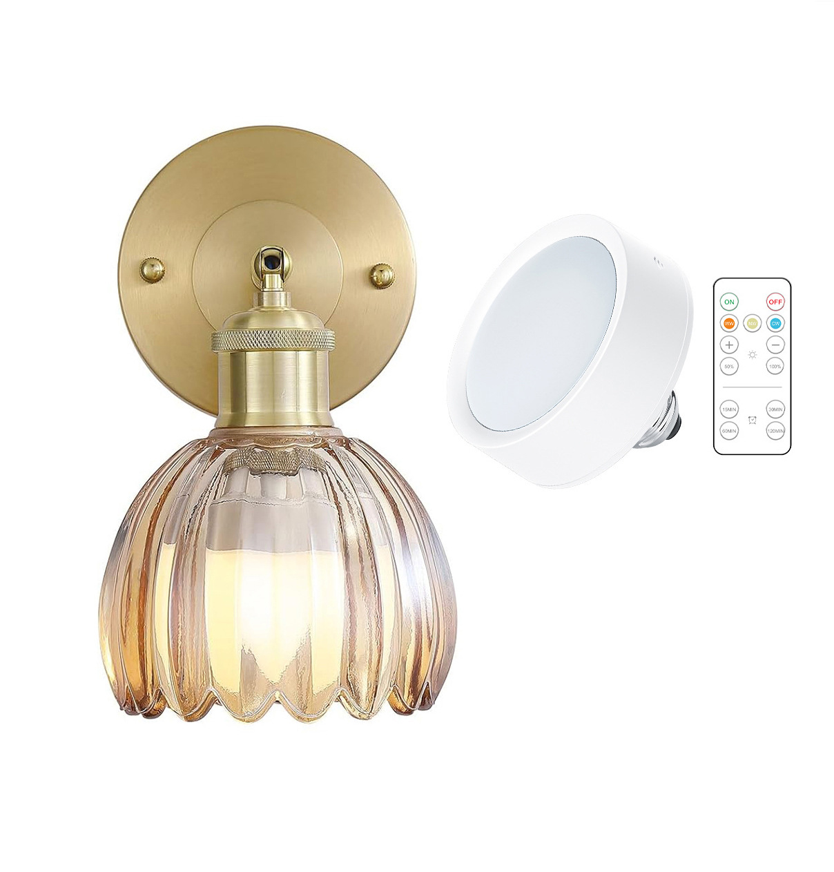 A형 호박색 단일 3색 배터리 모델