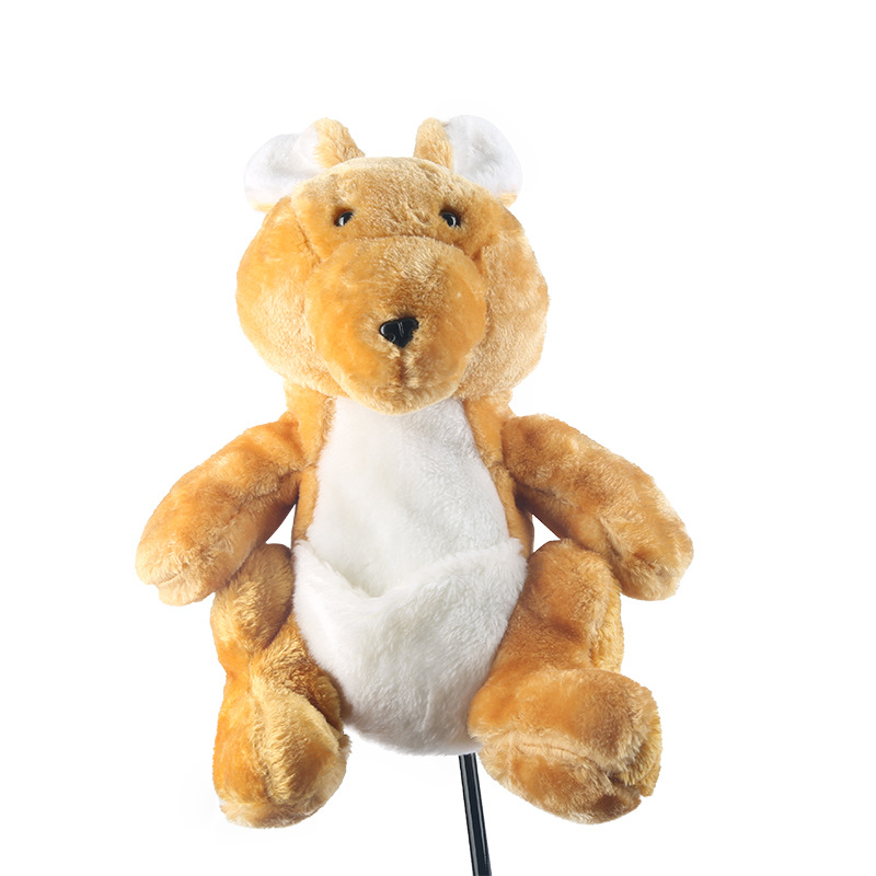 Cruz-frontera caliente canguro animal sombrero cubierta protectora lindo Club de felpa accesorios de la cubierta protectora logo