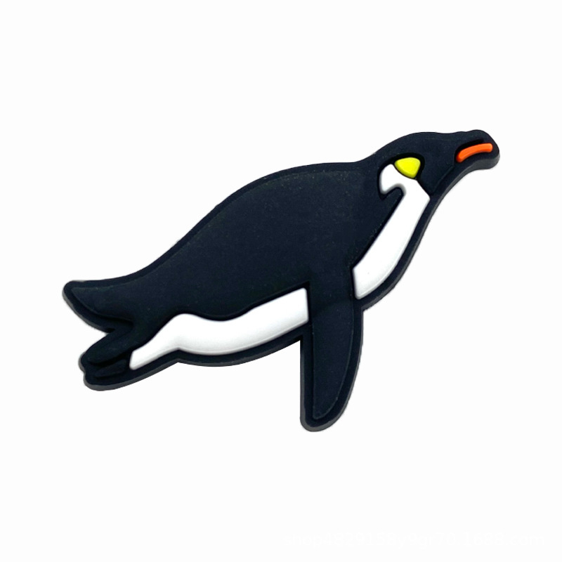 サメ、イルカ、ヒトデ、海洋動物、Zhibixing クロックス、アクセサリー、PVC ソフトラバークロックス、靴バックル、靴の花の装飾|undefined