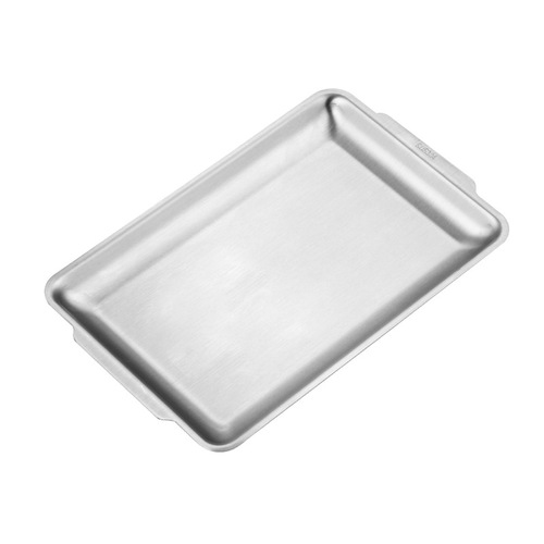 Thickened rectangular golden barbecue plate, vegetable plate, sushi plate, outdoor tray, 304 stainless steel Korean barbecue plate