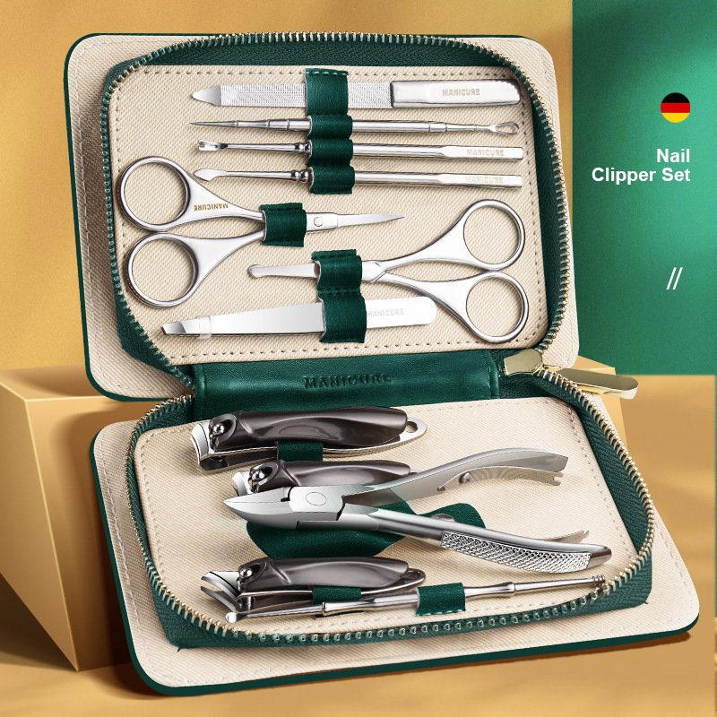 Kit de herramientas de excavación, cortador de uñas de pelo nasal doméstico, cortador de uñas portátil, recorte de un solo cuchillo de uñas para excavar orejas