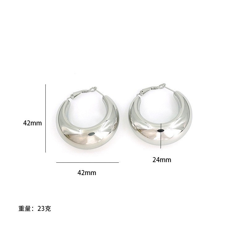 중공 큰 뿔 새우 버클 스틸 색상