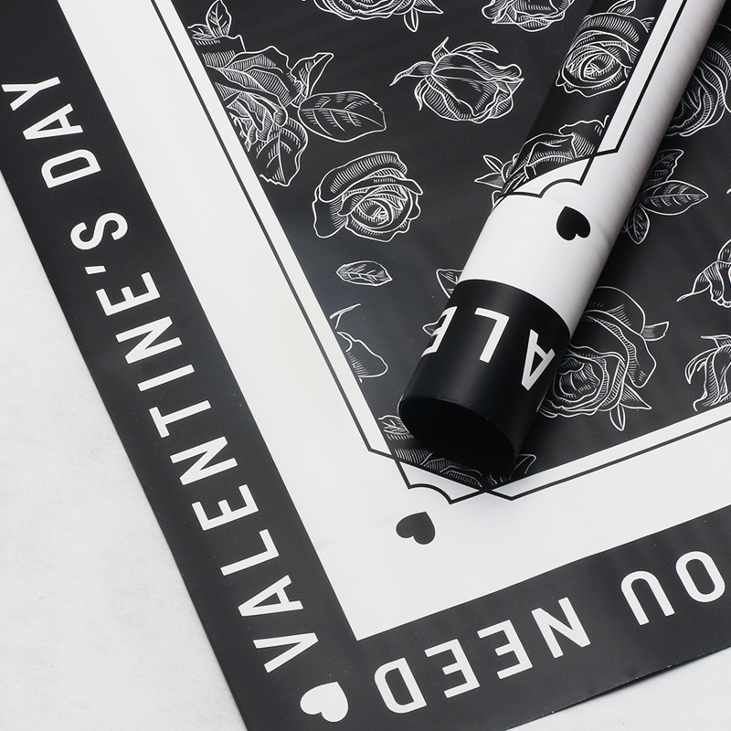 Huaxi Rose Garden flores papel de embalaje impermeable ramo de flores material de papel floral floristería bricolaje embalaje floral