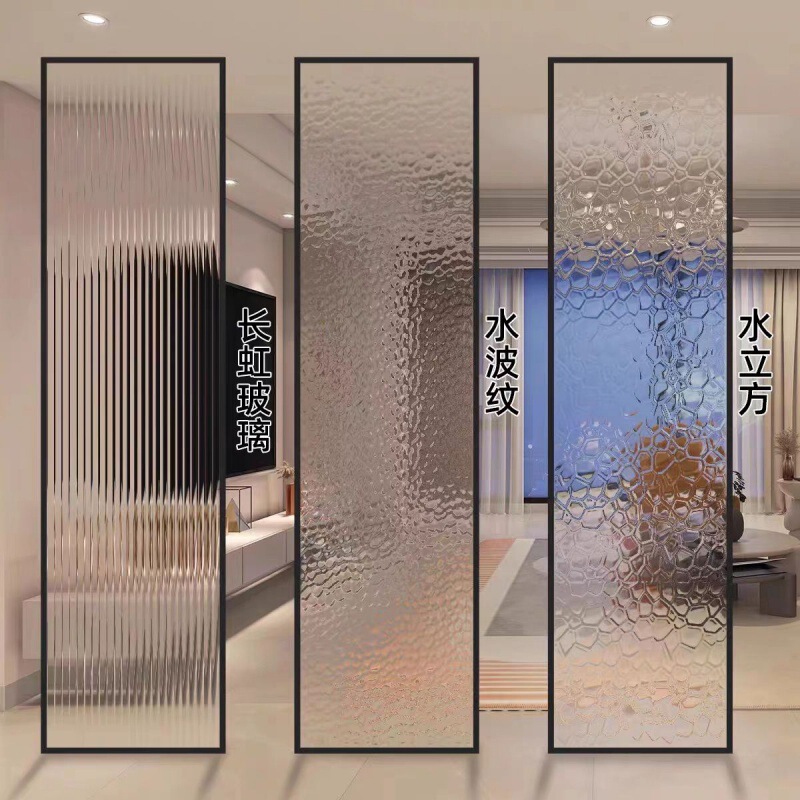 Entrance Entrance Decoration Art Glass Screen Partition Modern Living Room Dining Room Bathroom Hotel Stainless Steel Iron Art
