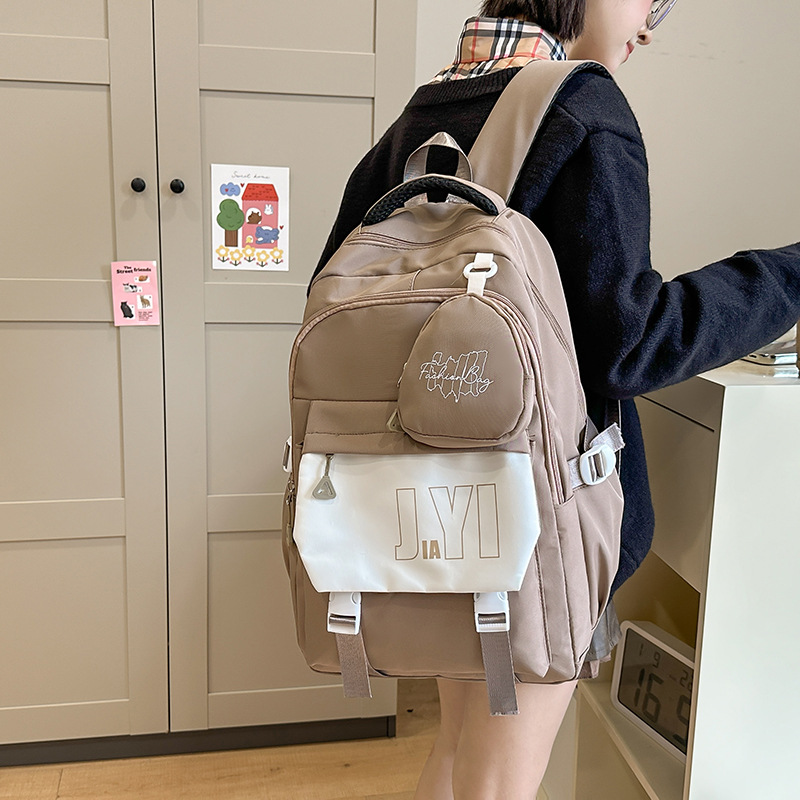 Mochila de tendencia JIAYISTAR espalda de alta capacidad mochila de estudiantes al por mayor transfronteriza mochila escolar ligera