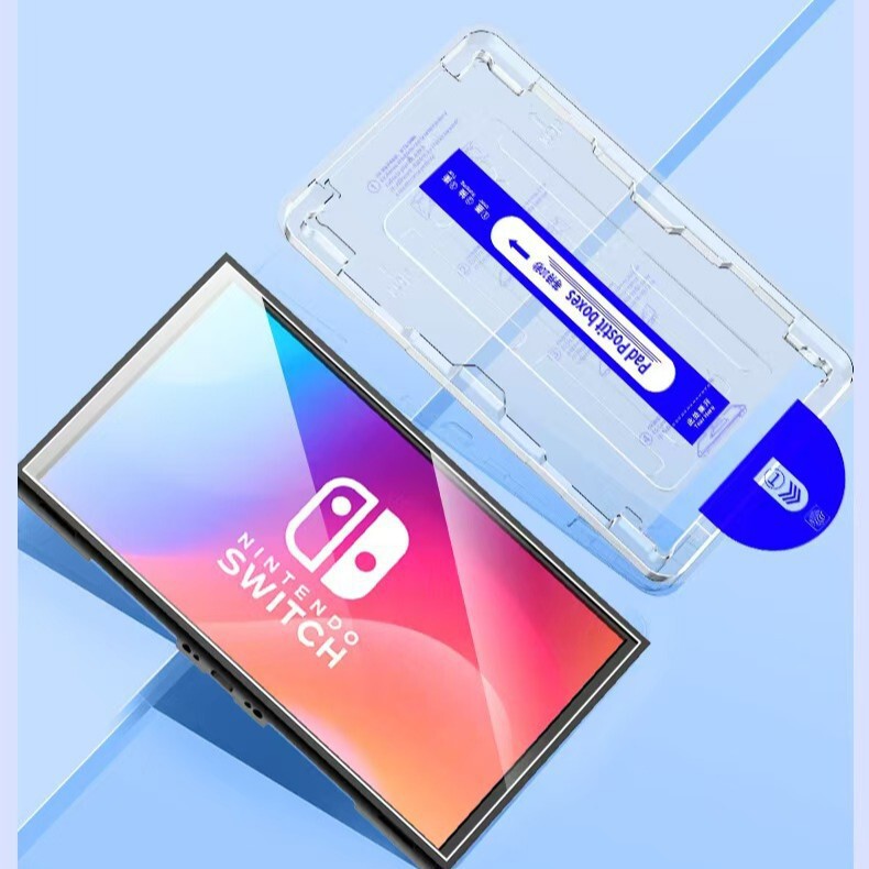 适用于任天堂Switch2代钢化膜无尘仓Switch2屏幕高清保护膜秒贴盒|undefined