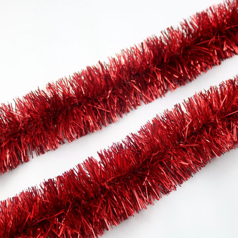 Festival de Navidad transfronterizo fiesta decoración color mate raya guirnalda boda celebración actividad lana raya 2 M fabricante