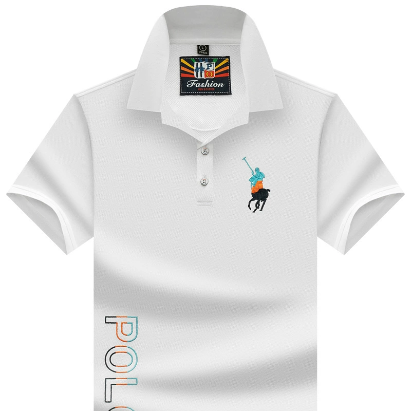 Мужская летняя рубашка-поло Ali Tiger в наличии, новая Тонкая Повседневная модная деловая Мужская рубашка с коротким рукавом
