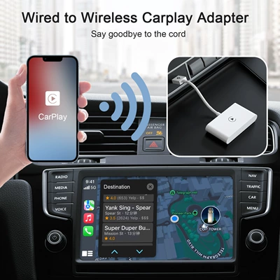 to wireless intelligent AI BOX, Simsiz CarPlay və Android Auto