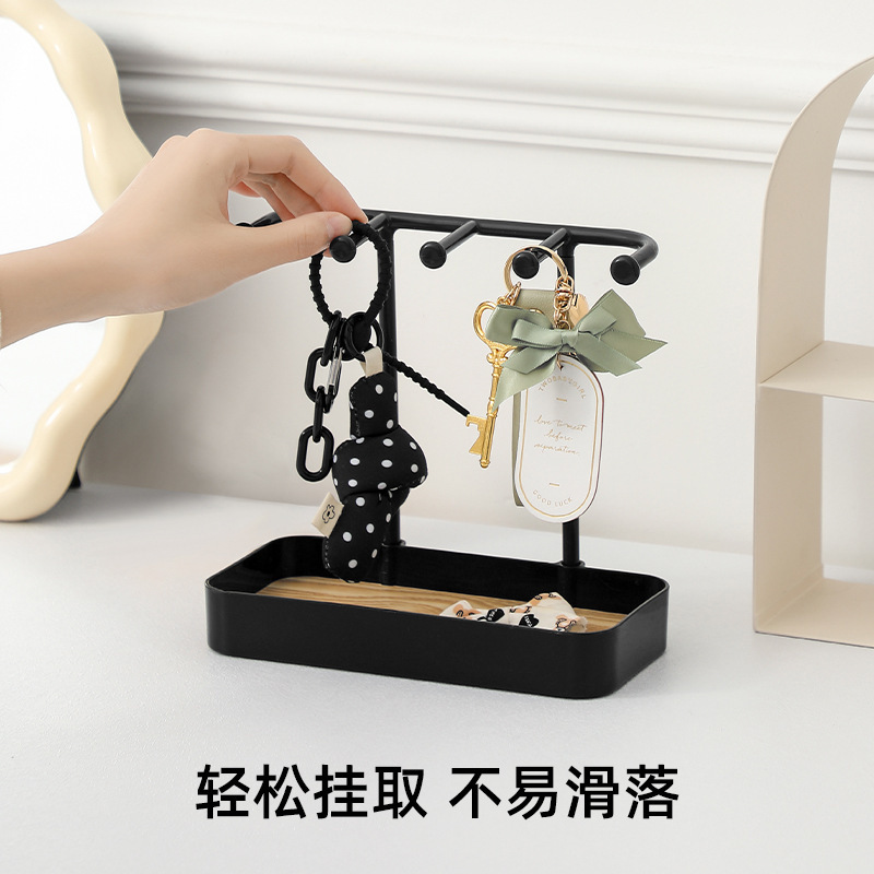 シンプルなデスクトップネックレスブレスレットアクセサリーアクセサリーイヤリング展示棚手串ジュエリー収納整理棚|undefined