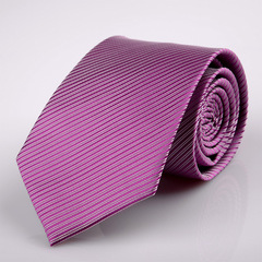 Plain Color Ribbed Business Casual Tie Manufacturer Wholesale Korean Style Plain Dark Pattern 8cm Tie for Men
