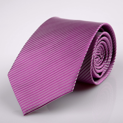素色螺纹商务休闲领带厂家批发韩版素色暗纹8cm领带男士领带