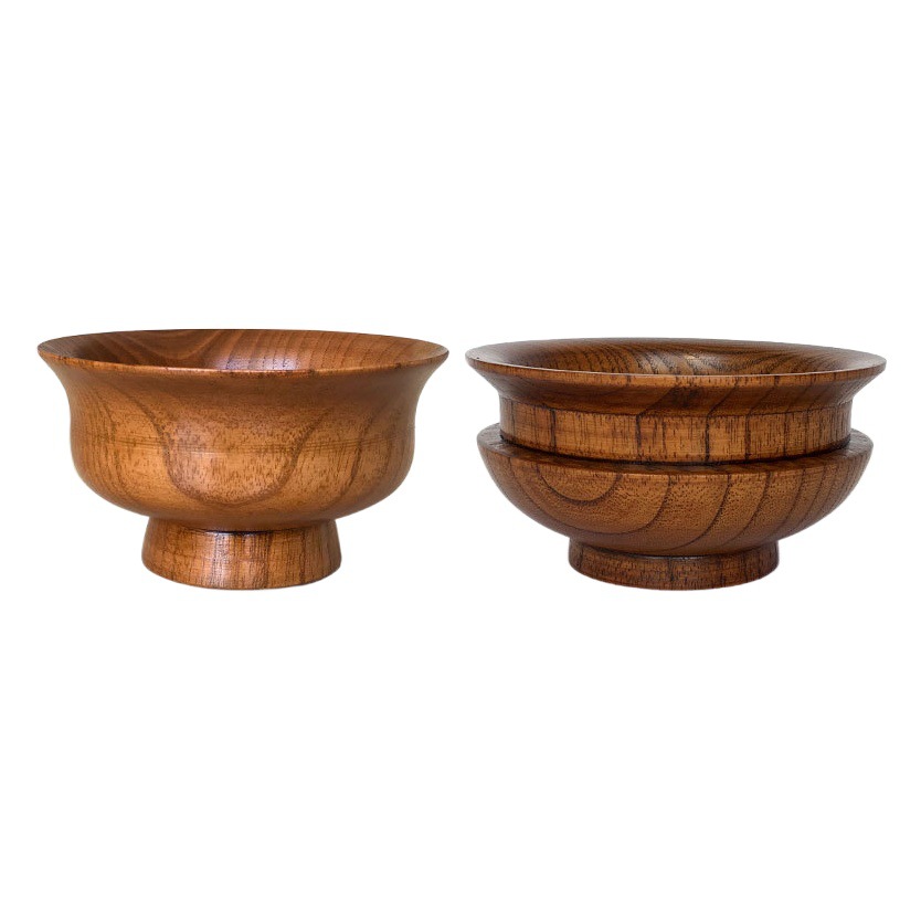 Directo de fábrica creativa de leche mongol tazón de primera clase de madera Xizango tazón redondo de mantequilla tazón de madera Xizango