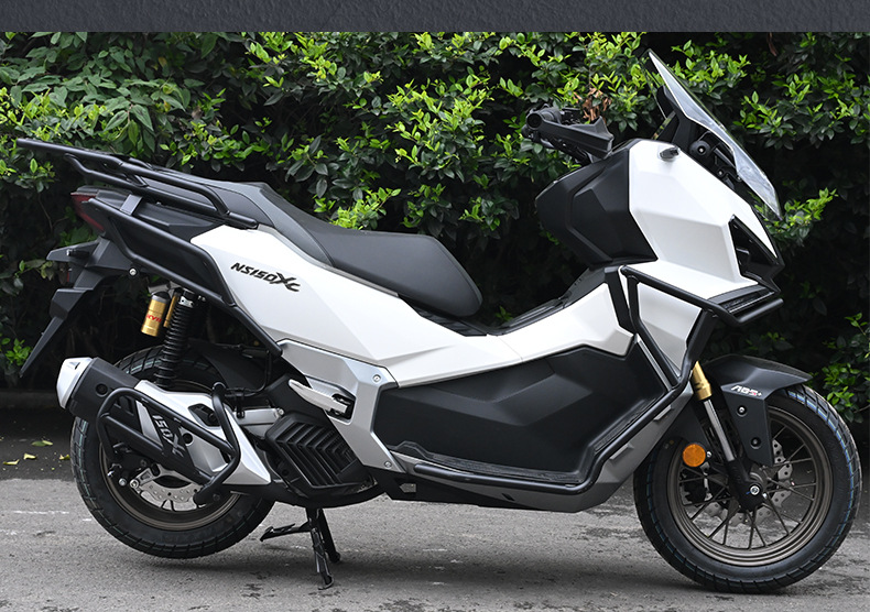 Suitable for Xin Da Zhou Honda Ns150Xc Protective Bars, Front and Rear Exhaust Pipe Bumpers, Anti-Fall Rear Tail Frame, Modified Windshield