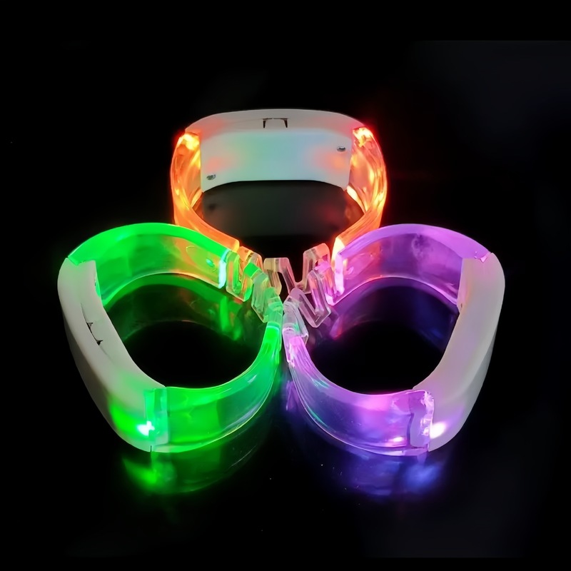 LED 発光ブレスレットアウトドアバーコンサート誕生日パーティーパーティーキャンプ応援小道具卸売チェーンブレスレット|undefined