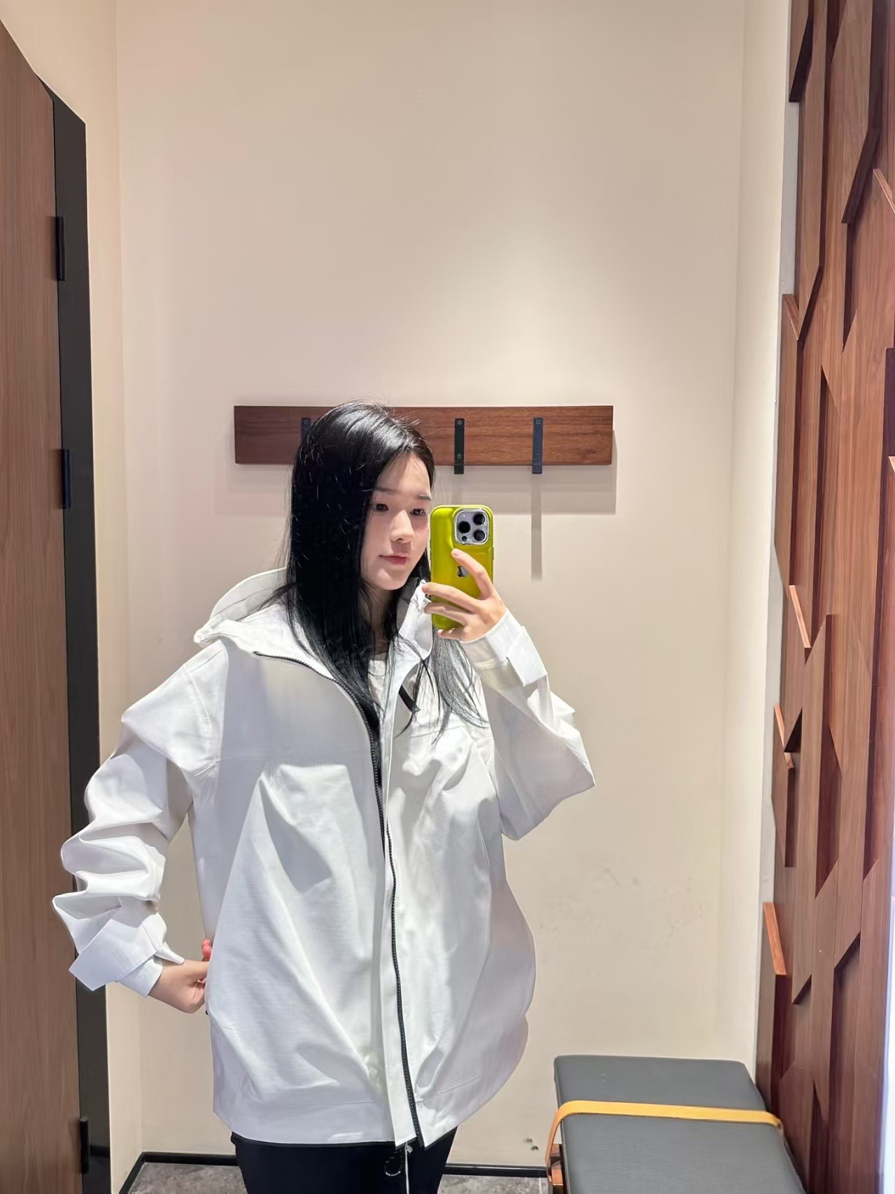 Klongob dos árboles al aire libre montañismo a prueba de viento impermeable tela de invierno logotipo cálido