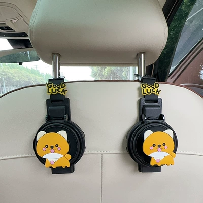 Holder Hook, Multifunctional 2-in-1 | Car cup holder/beverage holder - water-cup-holderhook-two-in-one-black-2-pieces