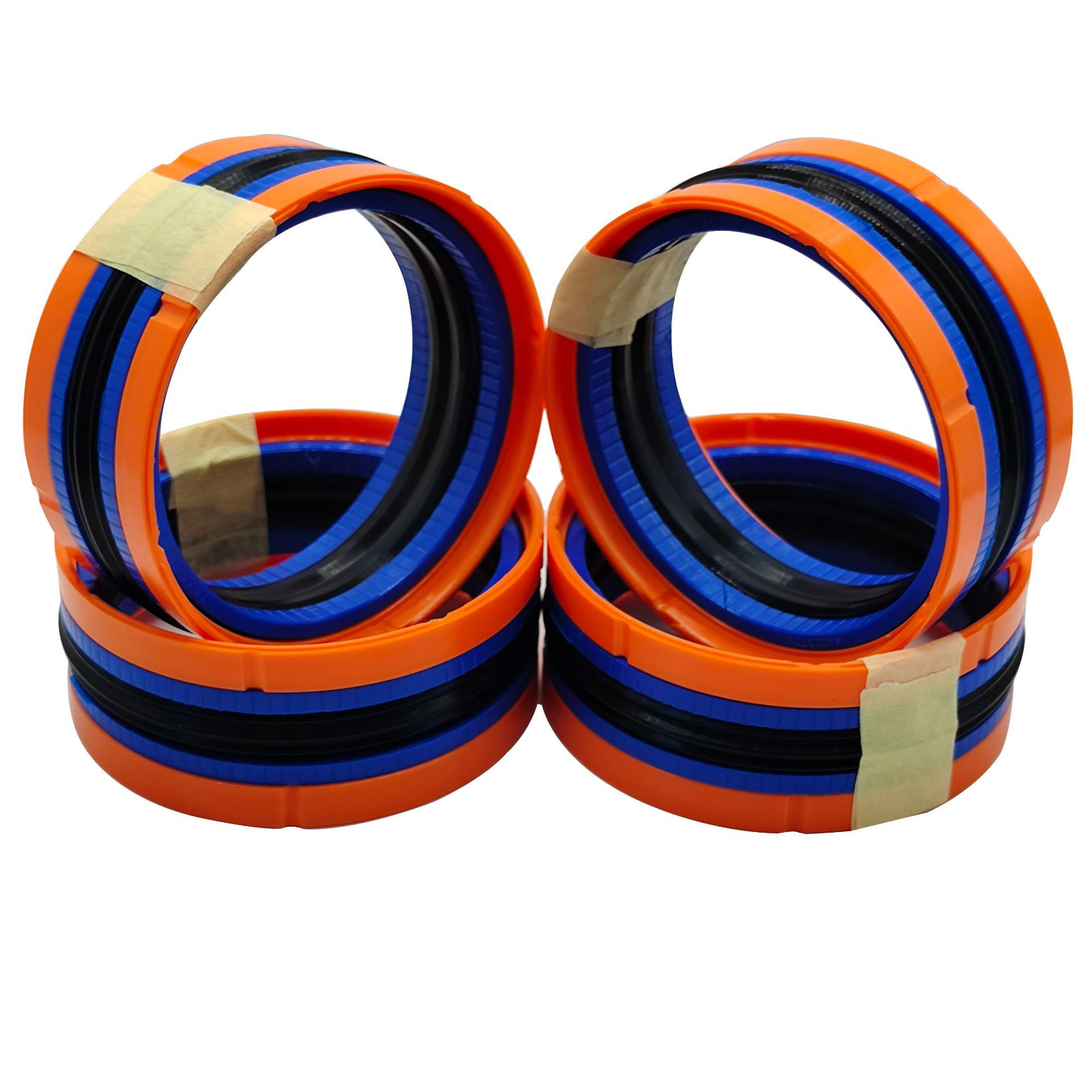 橘色五组合活塞封 KDAS 70*50*35.1汽车尾板油缸密封圈