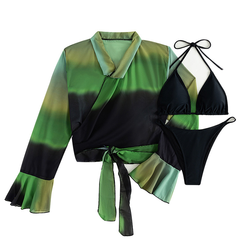 Long Sleeve Chiffon Women Swimsuit - Swimsuits - Uniqistic.com