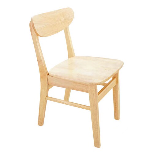 Factory Direct Supply Pure Solid Wood Dining Chair, Restaurant Back Support Chair, Modern Minimalist Casual Nordic Style Chair, Little Butterfly Chair
