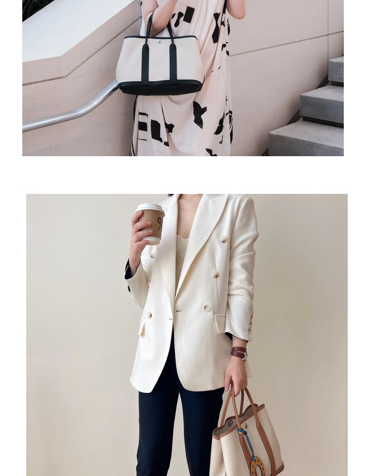 2024 neue kopf schicht rindsleder garten leinwand große kapazität Tongle freizeit handtasche schulter umhängetasche_voghion.com