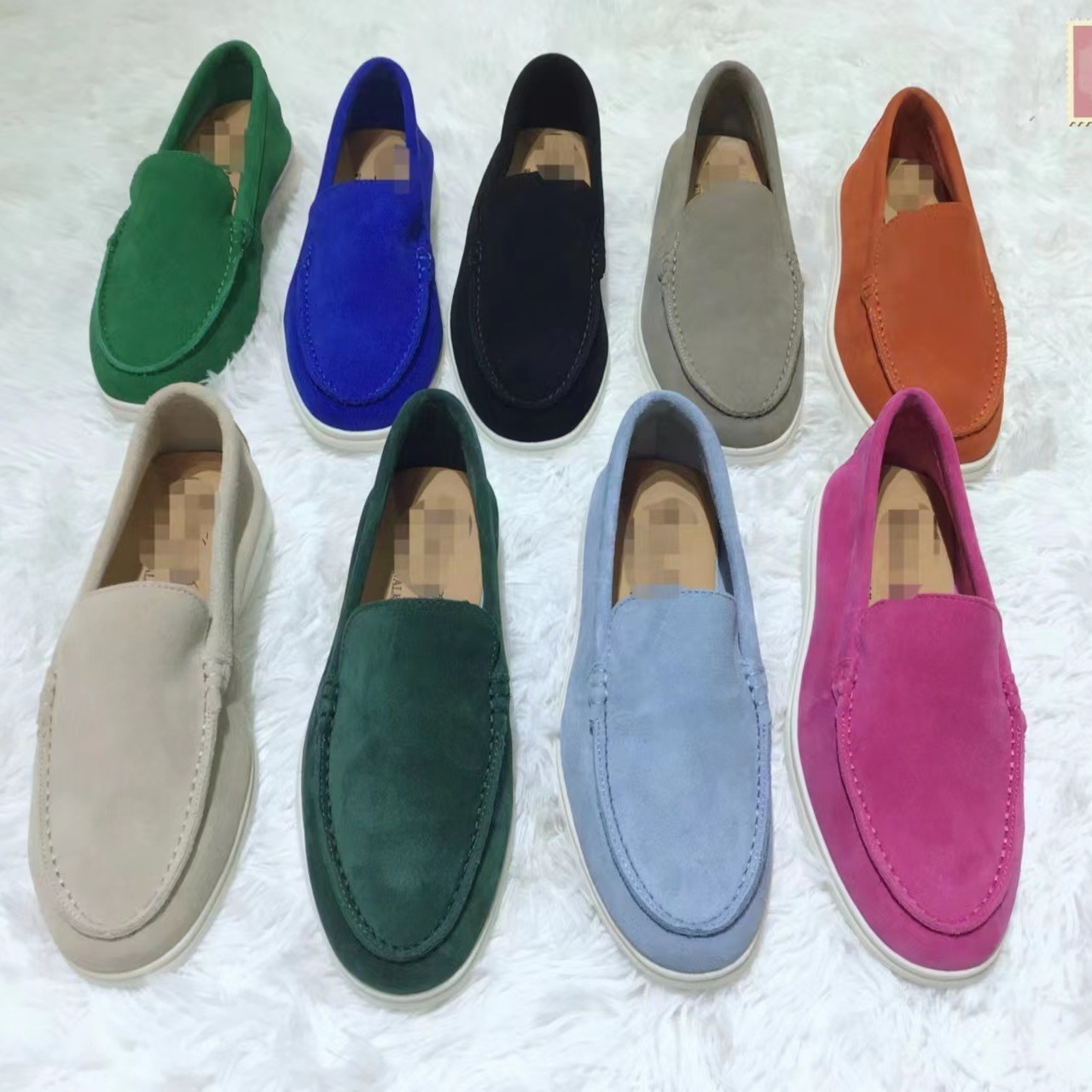 Kişi və qadın üçün yumşaq altlıqlı slip-on ayaqqabı