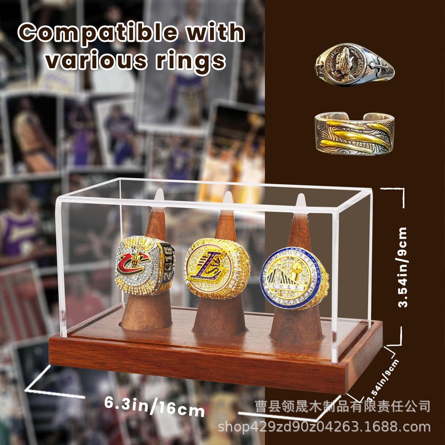 跨境木质纪念币收纳盒军事挑战硬币展示架木质徽章勋章收纳盒
