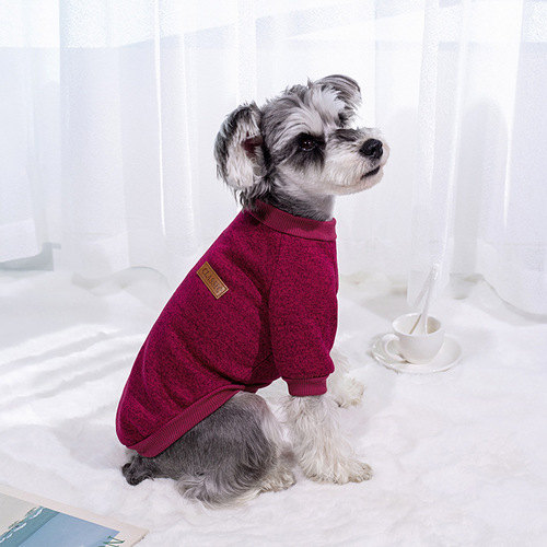 Dogs and cats pet clothes, thin velvet sweatshirts