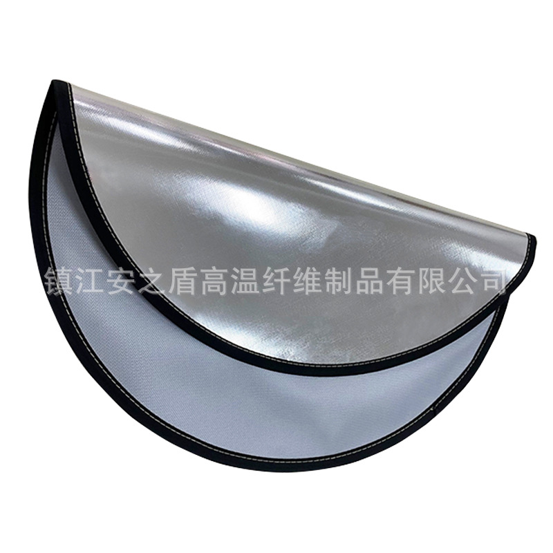 Anzhishield resistente a altas temperaturas al aire libre a prueba de fuego estera transfronteriza en stock Terraza redonda de 36/24-pulgadas estera de fogata estera de la cuenca del fuego