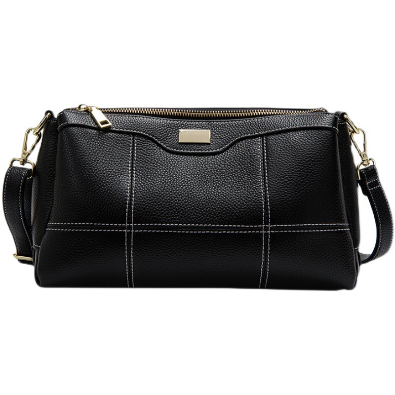 European Station Women's Crossbody Bag 2025 New Fashion Genuine Leather Shoulder Handbag Soft Leather Large Capacity Light Luxury - Thumbnail 5