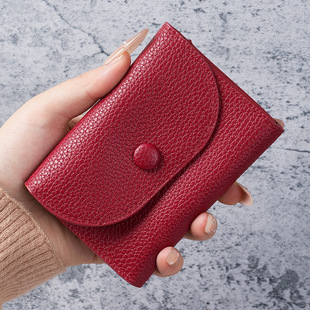 Casual Portable Coin Bag, Soft Pebbled Texture, Multifunctional Large-Capacity Coin Card Holder, Cosmetics Bag Wallet