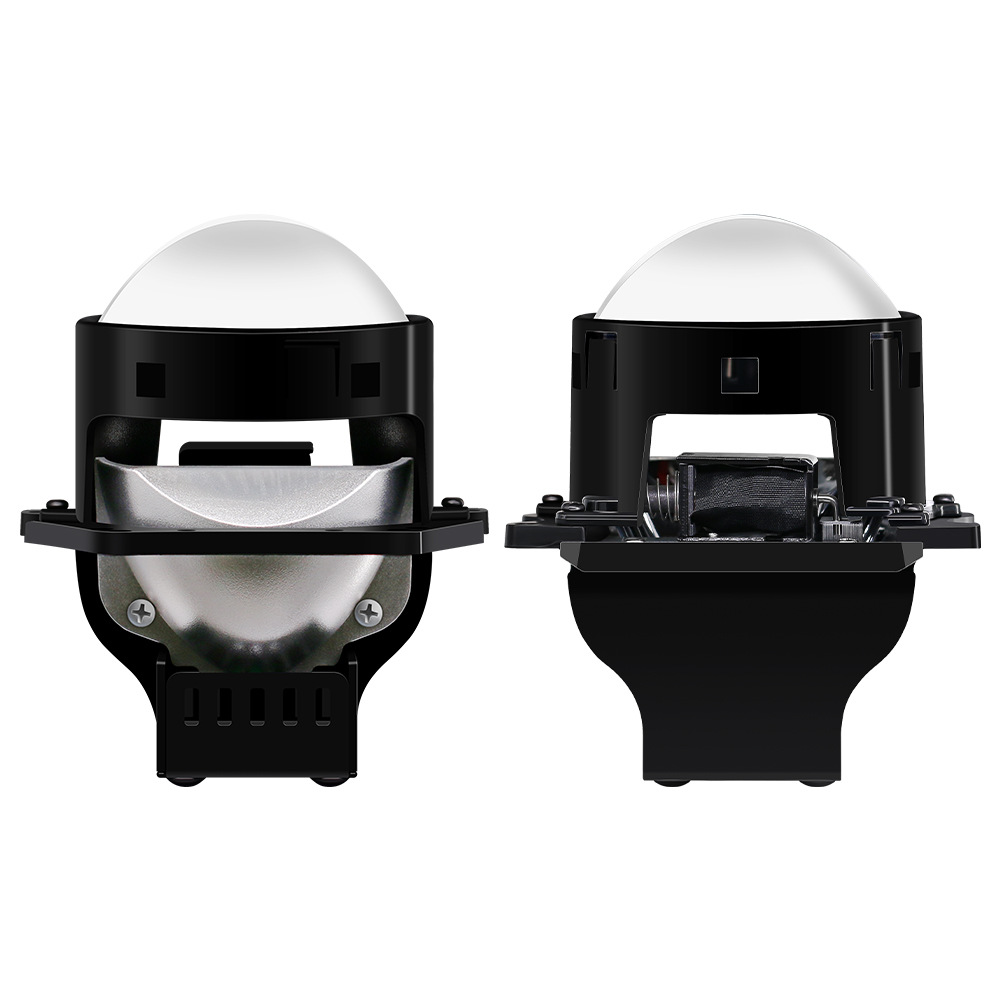 El fabricante produce faros láser de doble disparo directo de 3 pulgadas, láser LED de una copa, lentes grandes, luces de coche, faros modificados con lentes