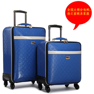 Factory wholesale luggage bag 2020 new fashion embossed 20-inch trolley case one-piece delivery suitcase free shipping