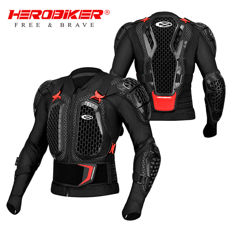 Ropa de armadura de motocicleta, equipo de locomotora de protección, pantalones de pierna anticaídas de conducción, rodilleras, coderas, cuello, cuello, armadura de caballero