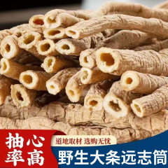 正品野生远志新货中药材500g正宗远志筒远志肉抽芯大远志大条远志