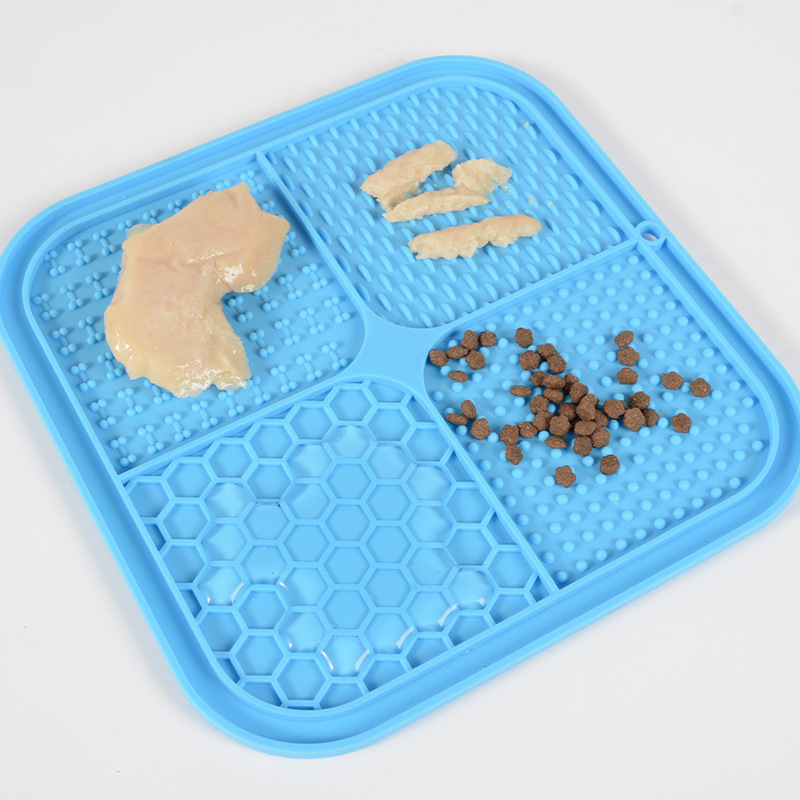 シリコンペット用舐め食器 犬用舐め皿 スローフードボウル 猫犬用スローフードマット 食器 ペット用品 シリコンマット|undefined