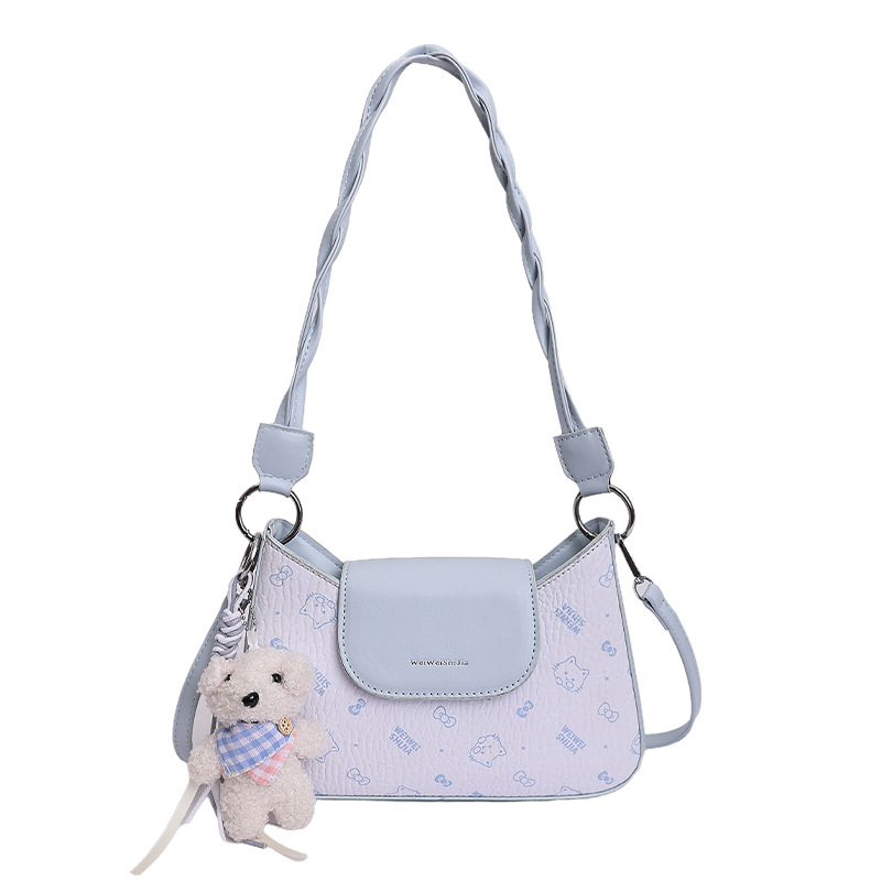 Hanfeng impresión de dibujos animados nicho pequeño bolso cuadrado para mujeres 2026 nueva moda portátil mochila diaria simple viaje ocio image 11