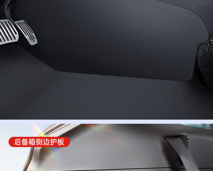 Suitable for Tesla Model Y/3 Carbon Fiber Rear Door Sill Strip Upgraded Version Anti-Kick Seat Protection Corner Accessories