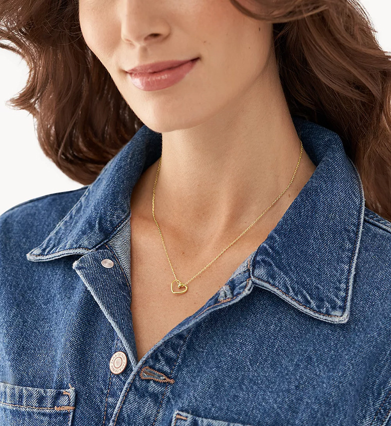 Plating Design 925 Sterling Silver Cable Chain Plating Heart Shape Pendant Necklace