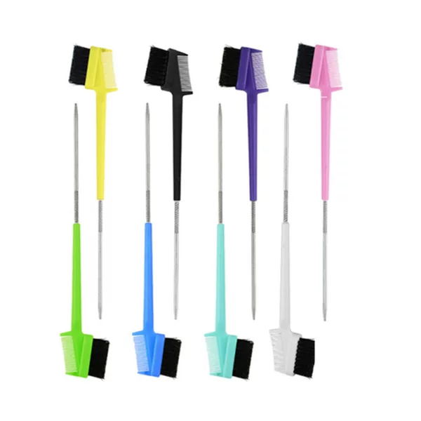 New Makeup Styling Brush Beauty Brush Double-headed Eyebrow Brush Eyelash Brushing Brush New Steel Needle Eyebrow Brush YQ-310