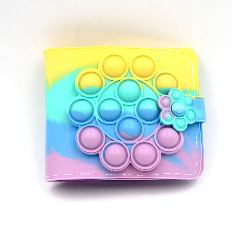 Unisex Flower Silica Gel Buckle Coin Purses display picture 9