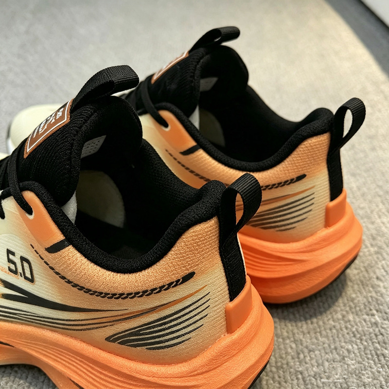 2026 otoño zapatos de baloncesto de hombre, cuero transpirable, zapatos de deporte elevados, zapatos de correr casuales de hombre
