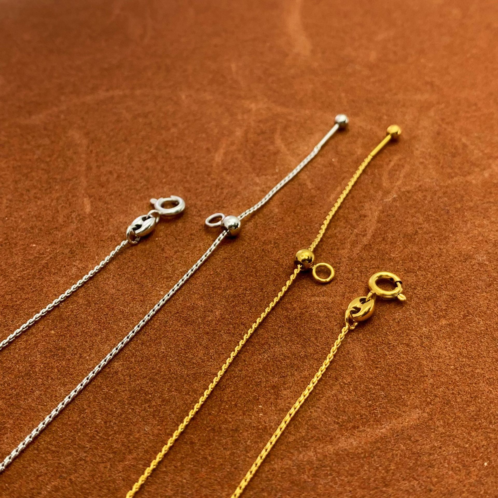 Gold Necklace Chain For Diy Pendants And Bead Threading Pins_voghion.com